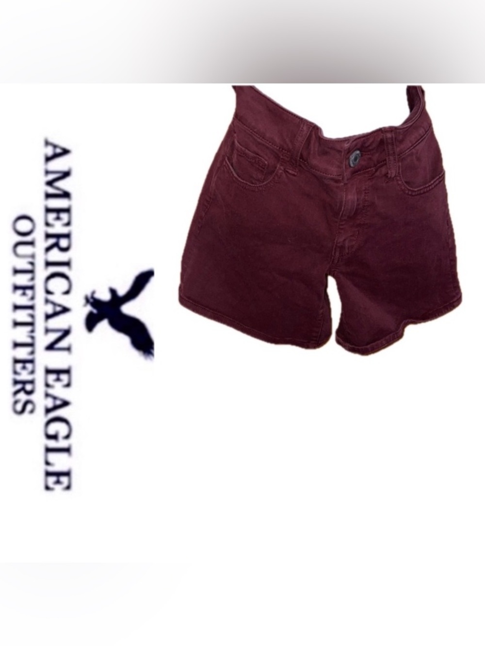 American Eagle Outfitters Burgundy Midi Shorts ♥️